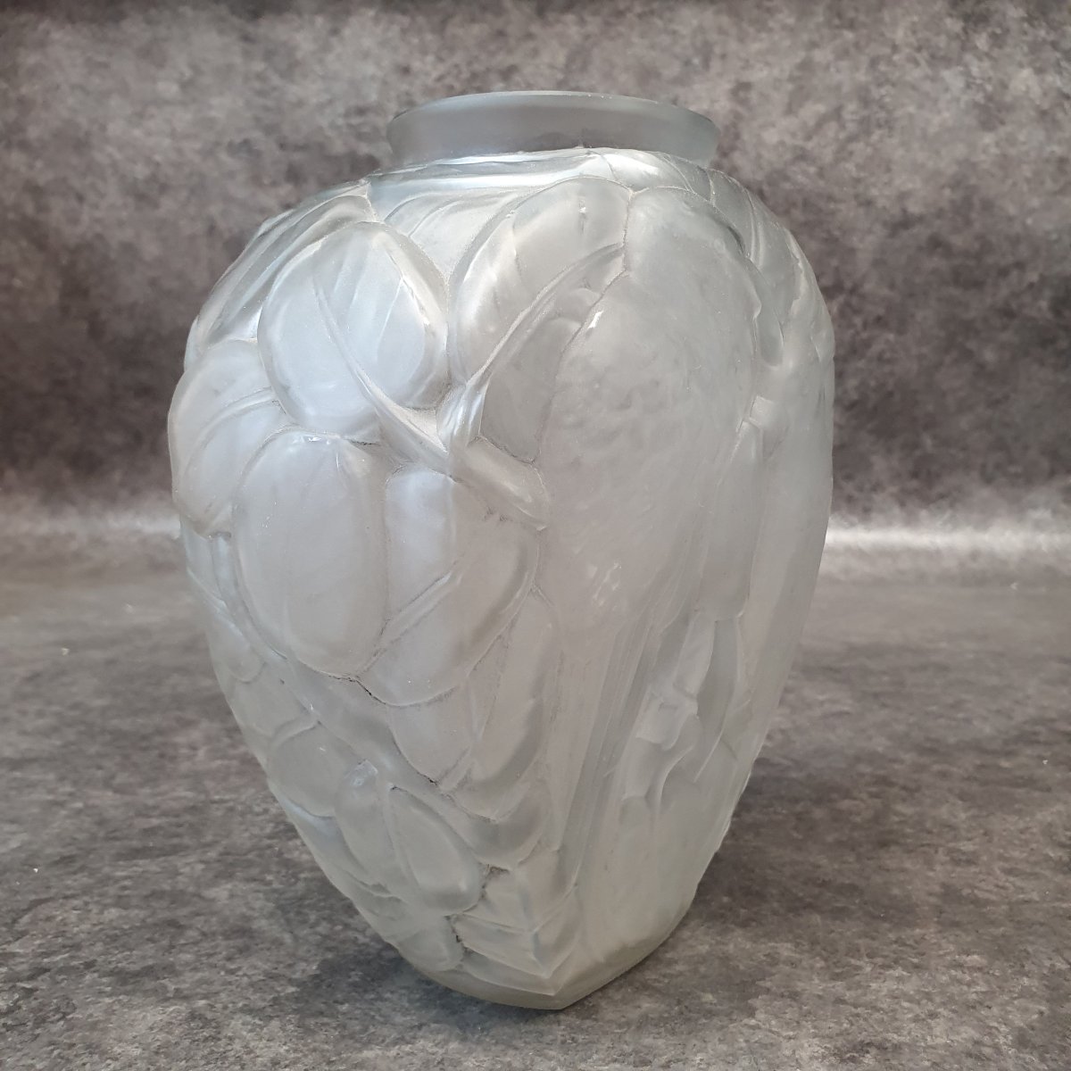 Delatte Art Deco Parakeet Vase-photo-3