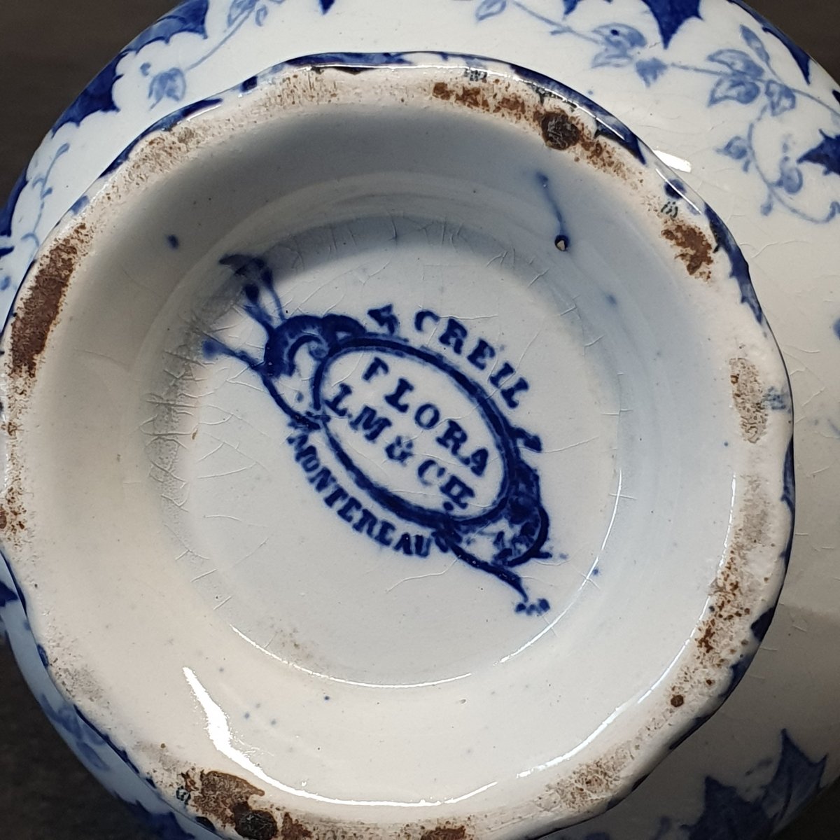 Flora Milk Jug From Creil & Montéreau-photo-2
