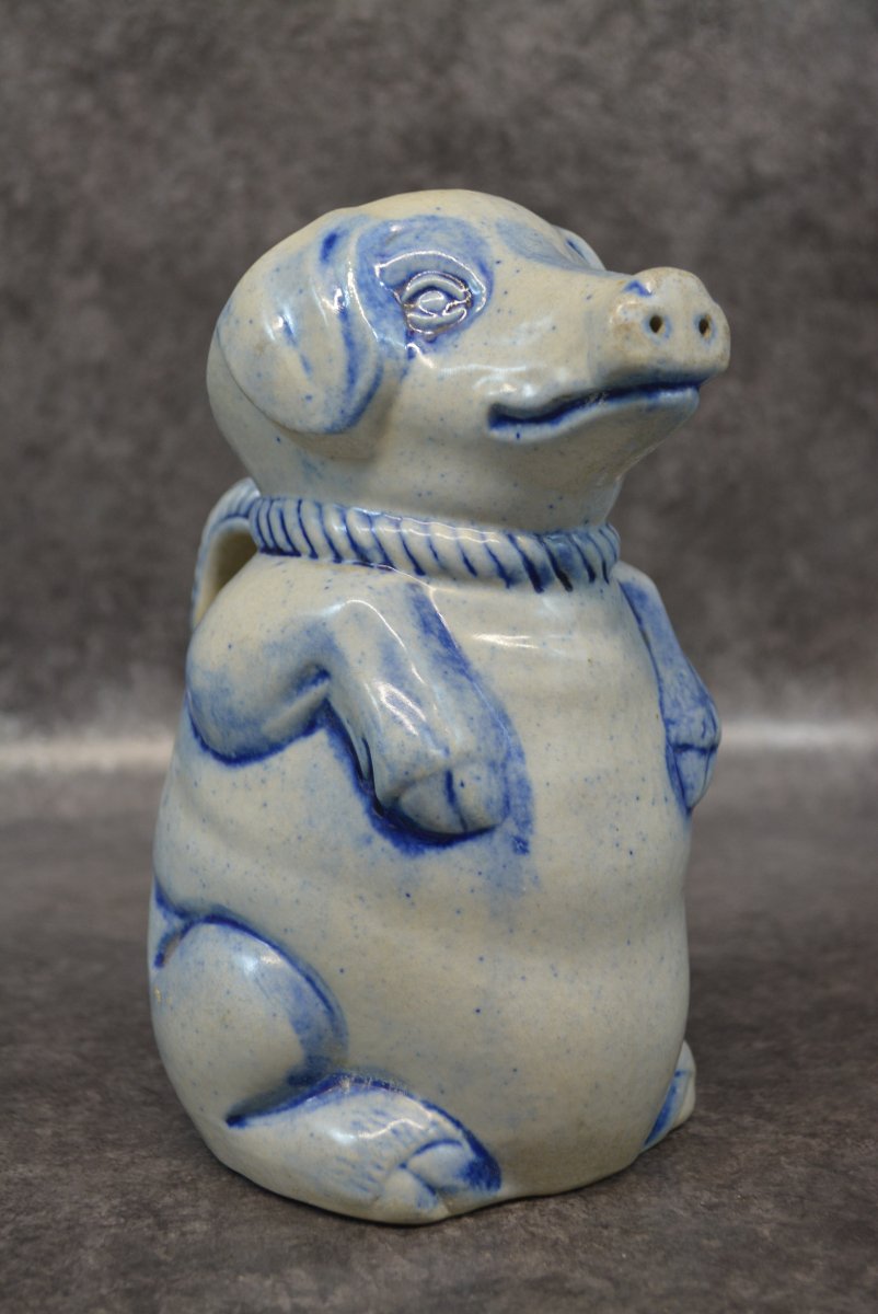 Greber Stoneware Pig Pitcher-photo-2