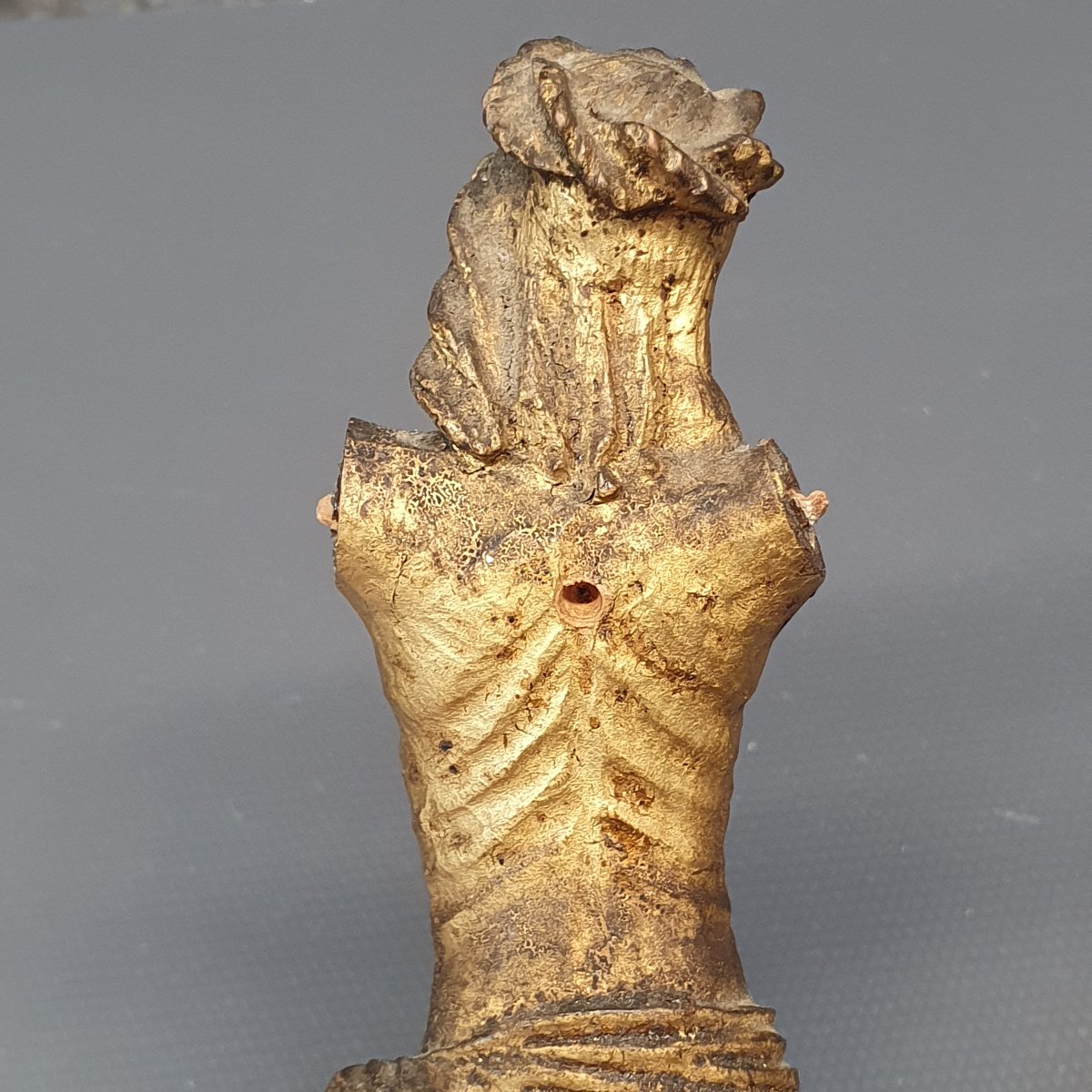 18th-century Gilded Wooden Christ-photo-4