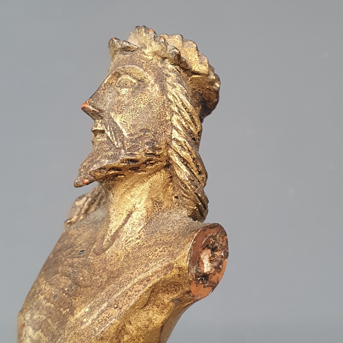 18th-century Gilded Wooden Christ-photo-8