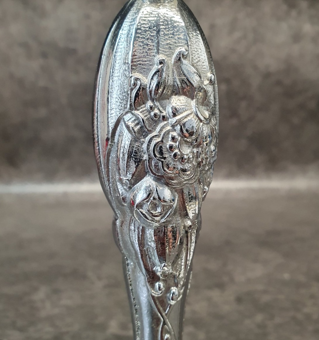 Art Deco Nickel-plated Bronze Lamp -photo-4