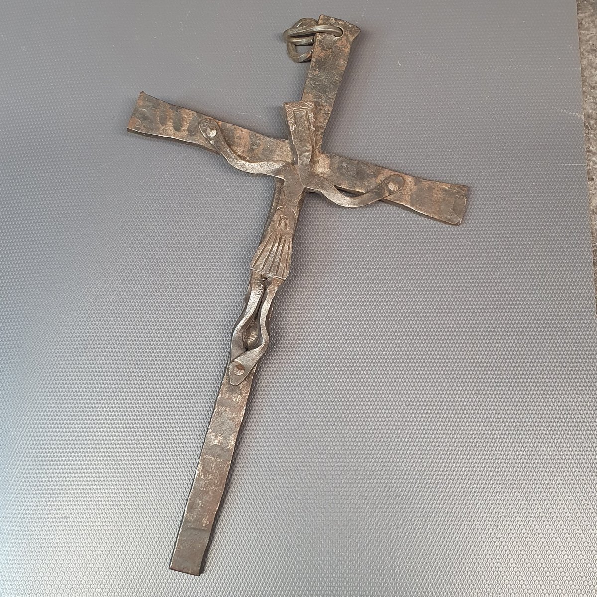 Christ On The Cross, Made Of Wrought Iron -photo-2