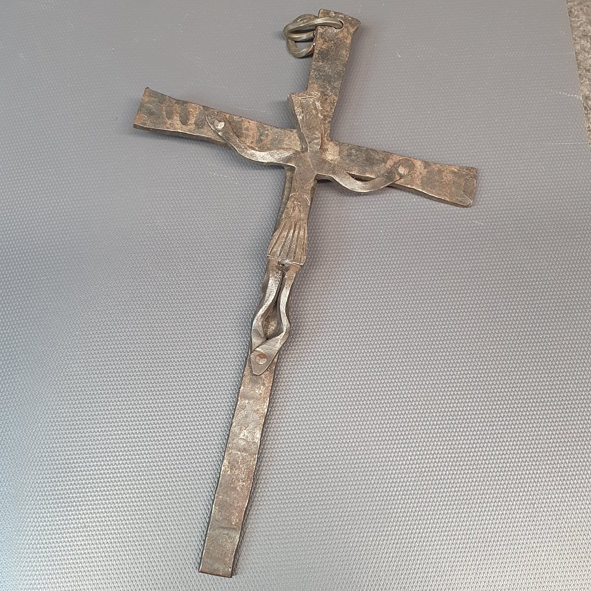 Christ On The Cross, Made Of Wrought Iron -photo-3