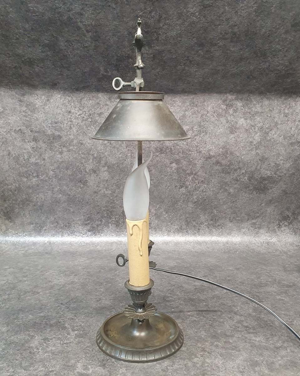 lampe double feu en bronze-photo-6