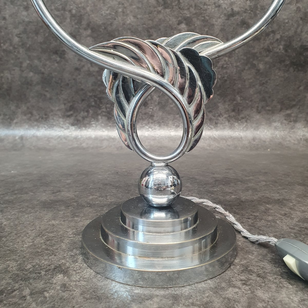lampe bronze art déco-photo-2