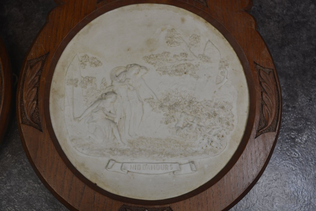 Pair Of Large Medallions-photo-3
