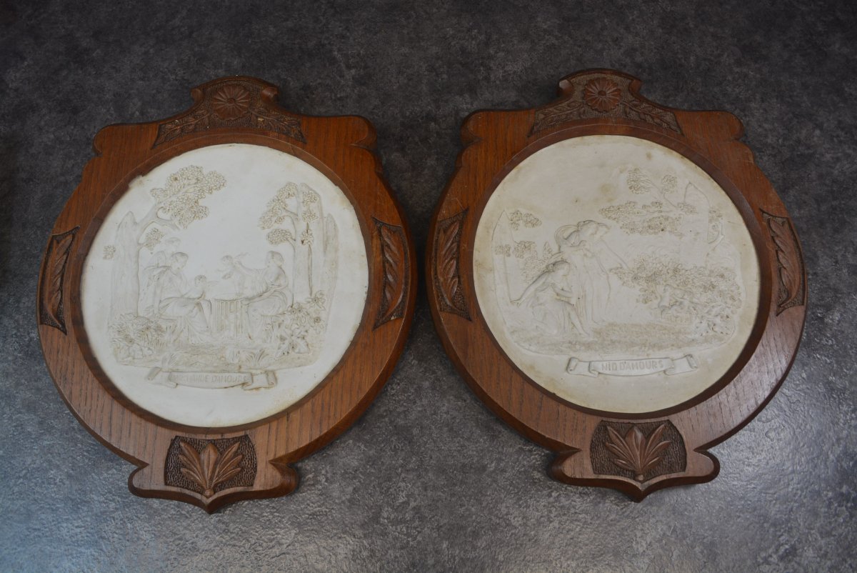 Pair Of Large Medallions