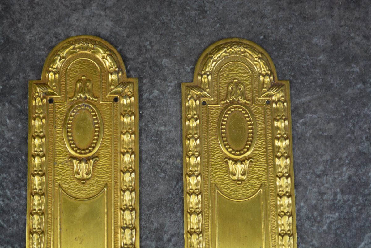 Paire De Plaque De Propreté XIX Eme-photo-1