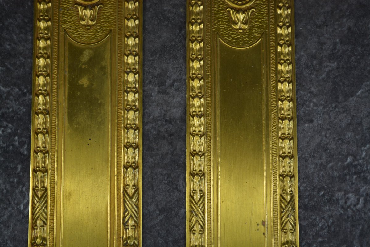 Paire De Plaque De Propreté XIX Eme
