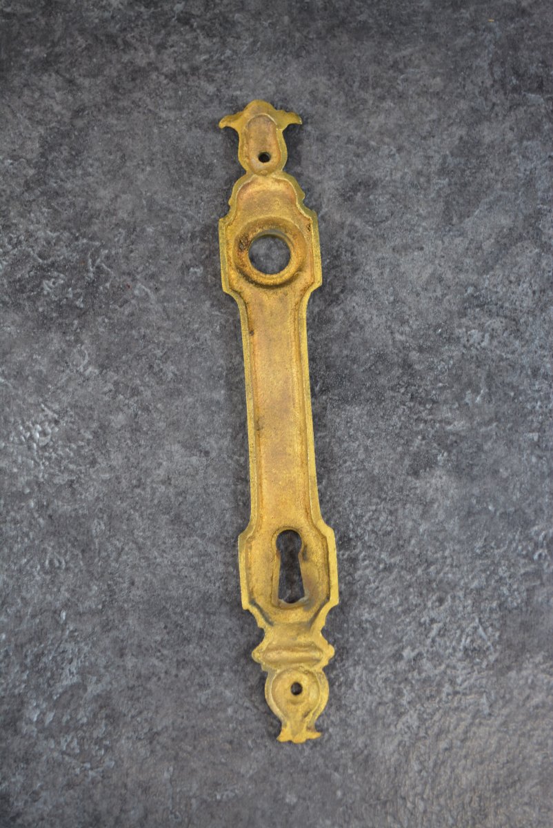 Plaque De Propreté En Bronze XIXème-photo-1