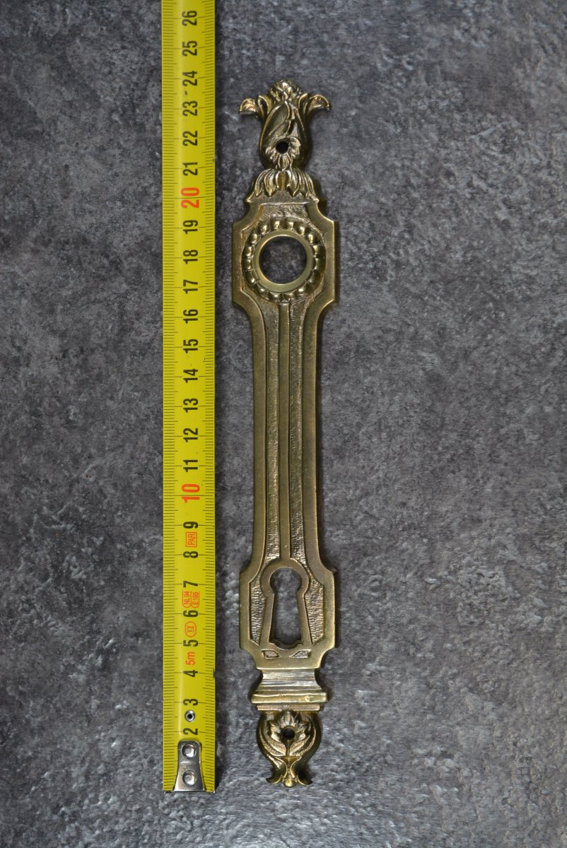Plaque De Propreté En Bronze XIXème-photo-2