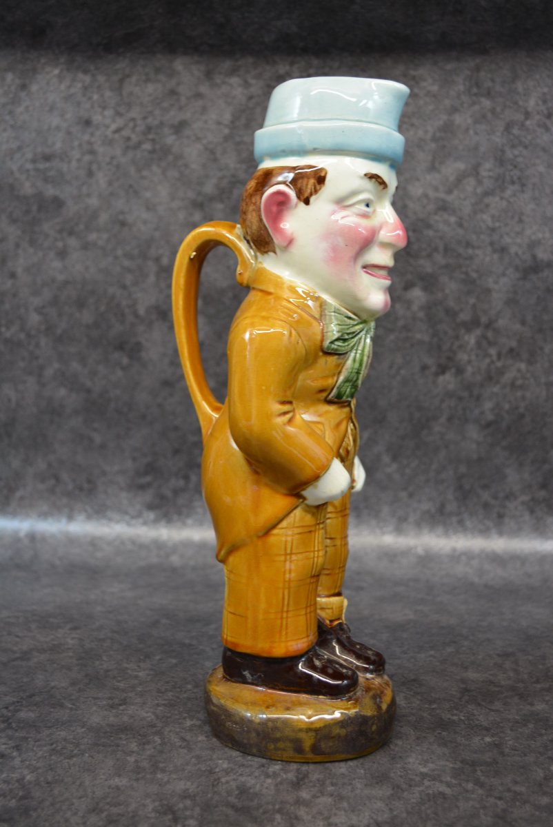 Comic Damen Jug Made Of Saint Amand Clay Slurry-photo-4