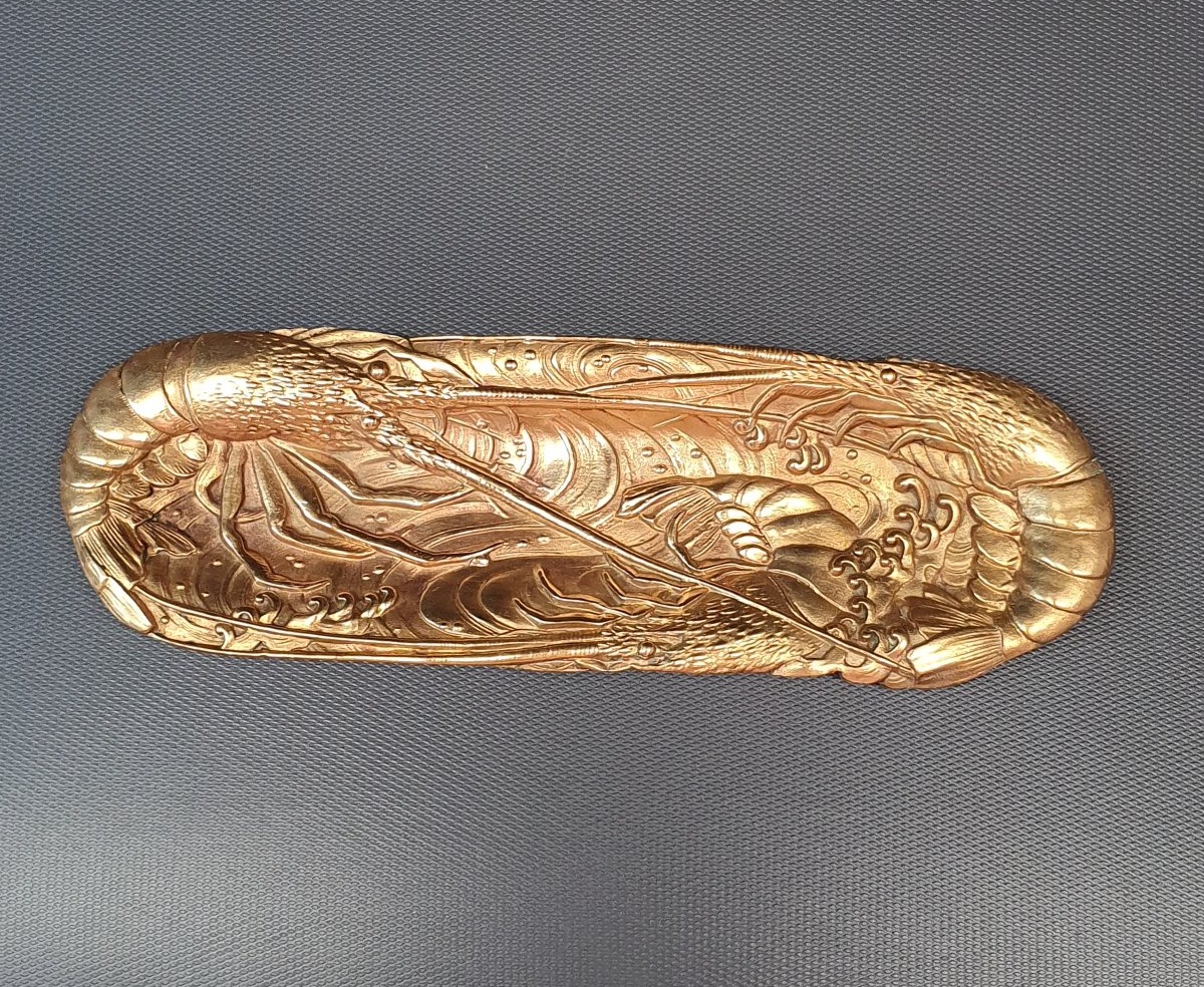 Japanese-style Bronze Pen Holder-photo-1