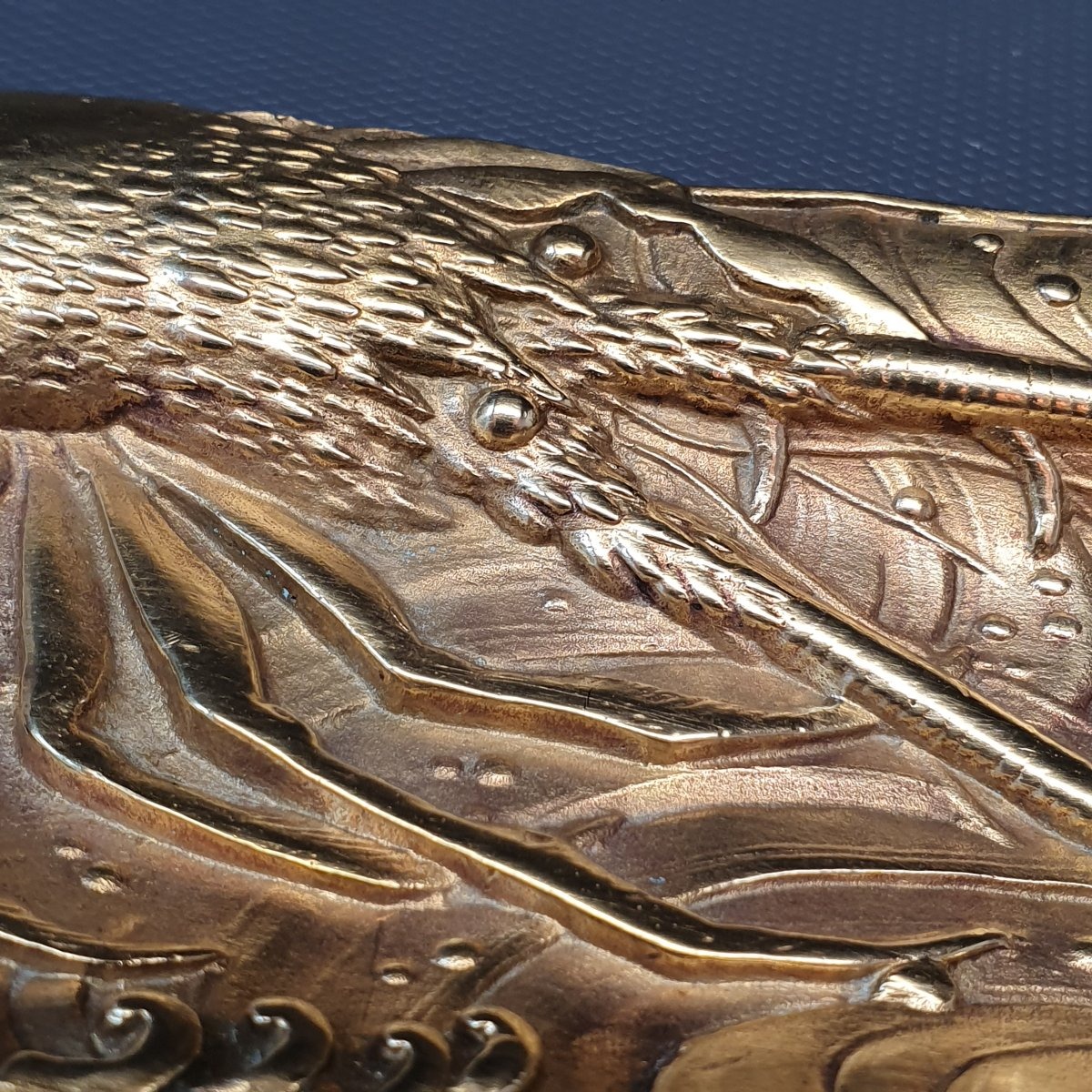 Japanese-style Bronze Pen Holder-photo-2