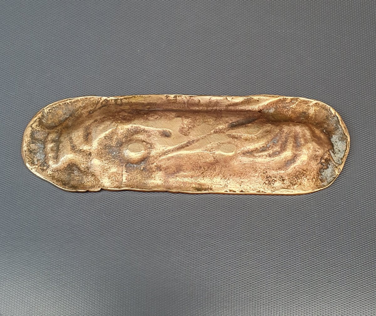 Japanese-style Bronze Pen Holder-photo-5
