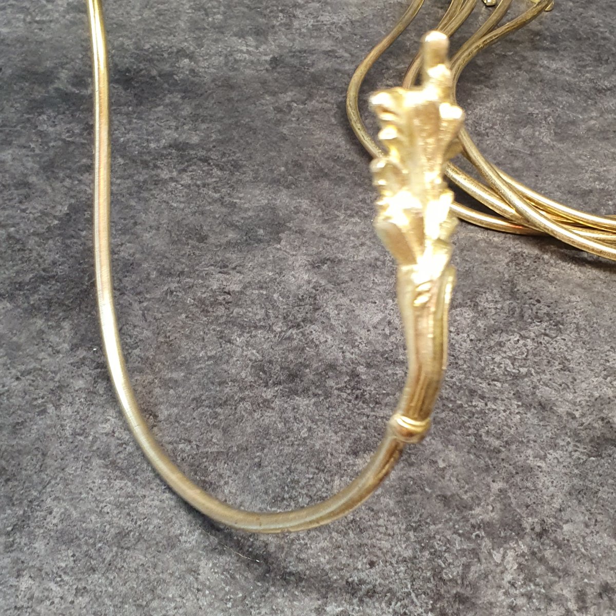 Set Of 6 Gold-plated Bronze Curtain Tiebacks -photo-5