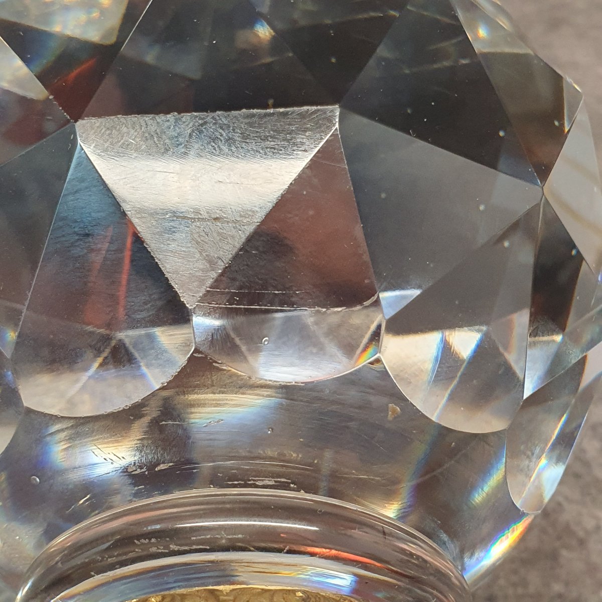 Crystal And Bronze Stair Ball-photo-5