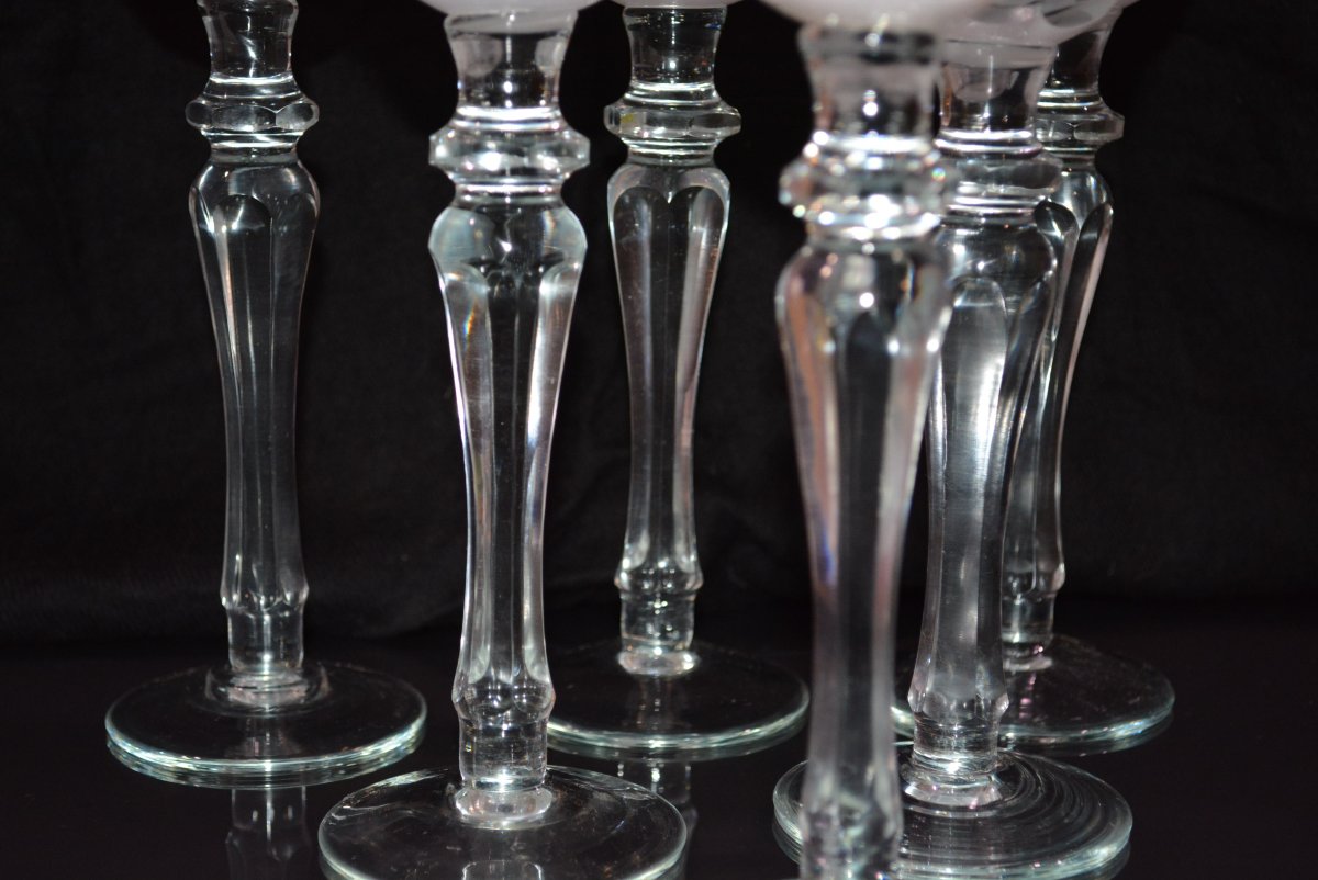 Set Of 6 Large Cut Wine Glasses-photo-1