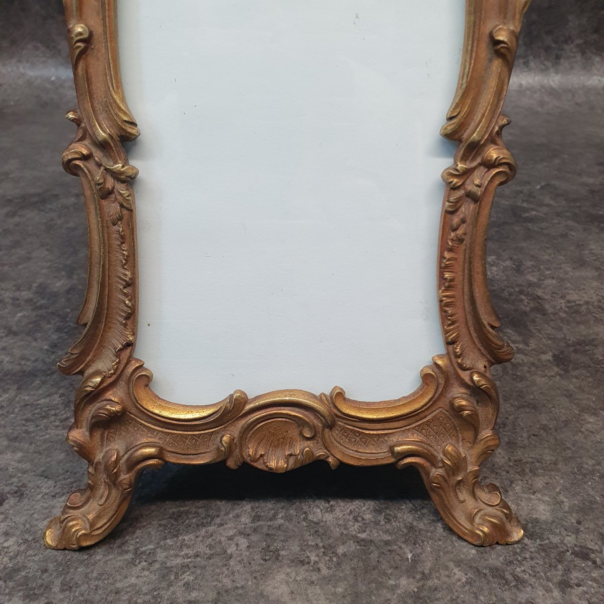 Louis XV-style Bronze Rocaille Picture Frame-photo-4