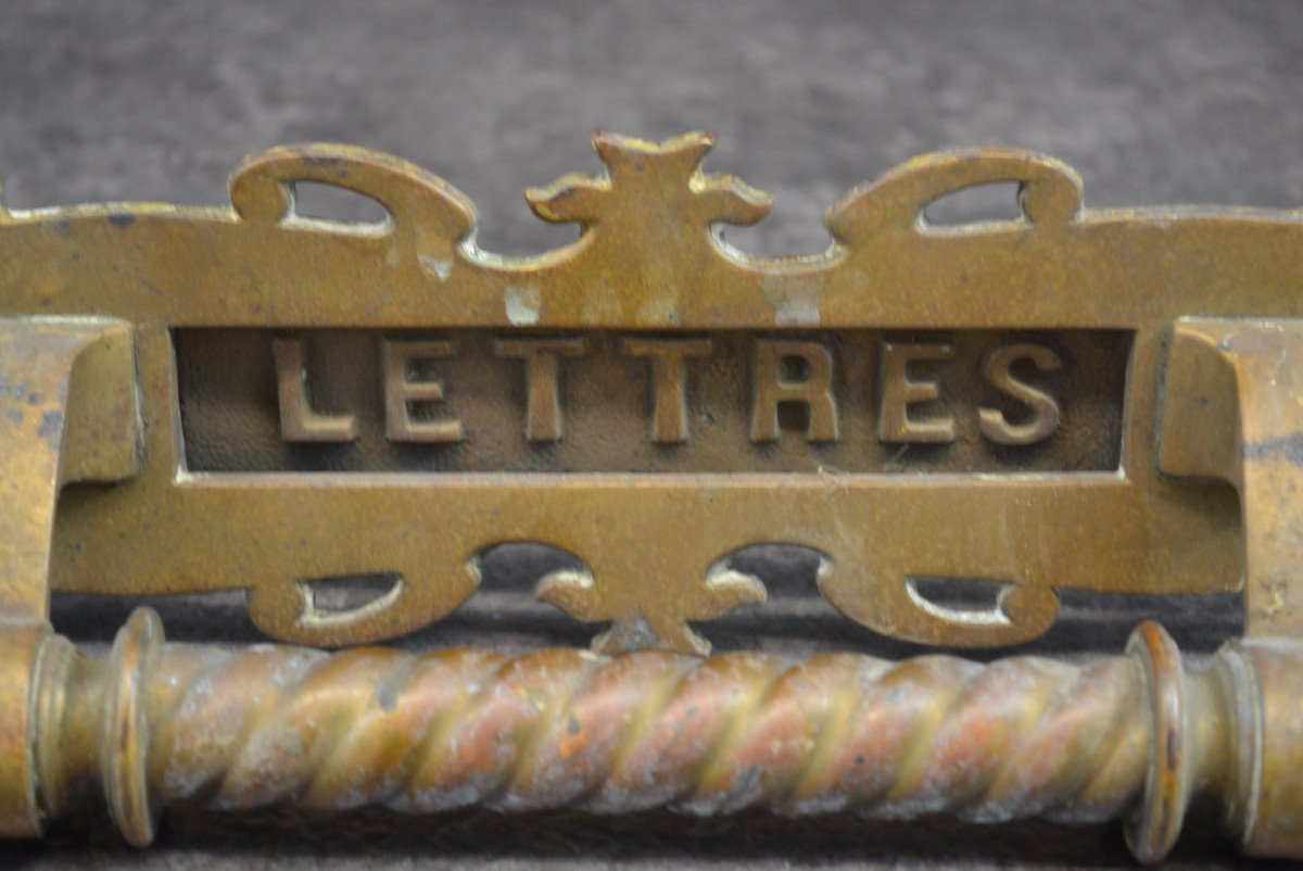 Poignée De Porte En Bronze Boite Aux Lettres-photo-3