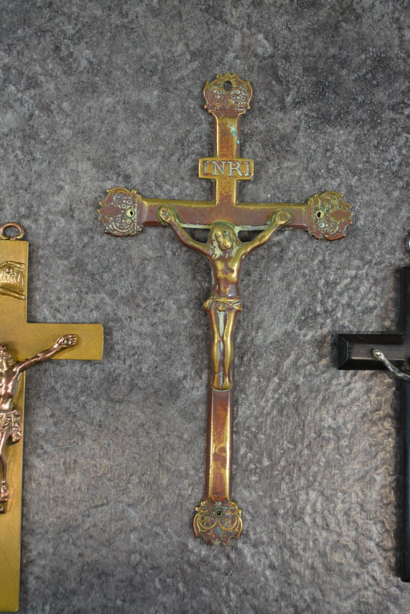 Lot De 3 Croix Religieuse-photo-2