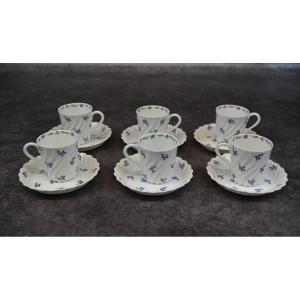 Limoges Porcelain Coffee Service Haviland Decor Barbeaux