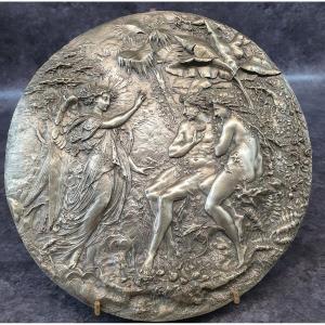 Plaque En Bronze