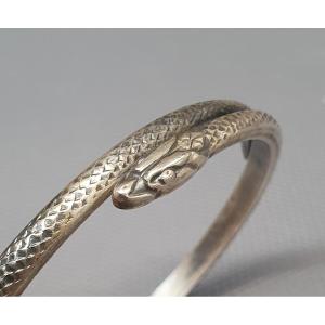 bracelet art déco serpent
