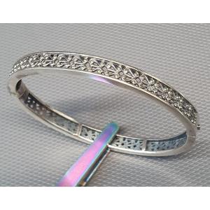 bracelet en argent style empire