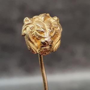 Epingle à chapeau tête de lion
