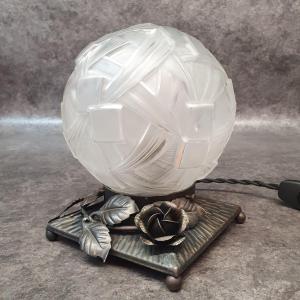 lampe boule art déco