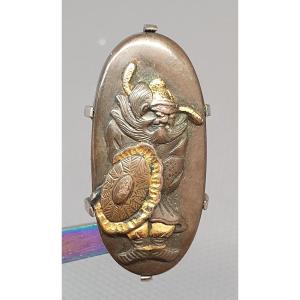 Broche Kachira épée japon signée