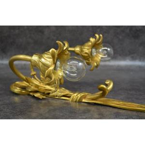 Paire d'Appliques Bronze Doré