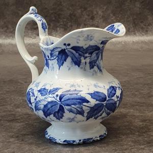 Flora Milk Jug From Creil & Montéreau