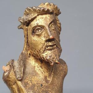 18th-century Gilded Wooden Christ