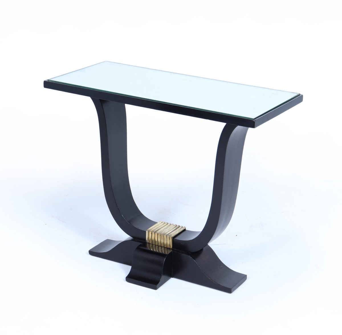Console Art Déco française en ébonite-photo-2