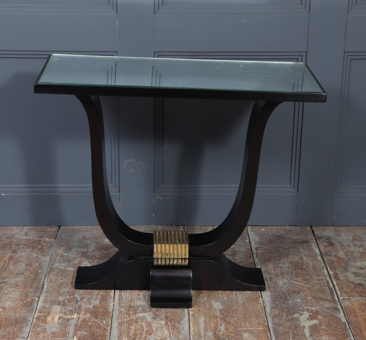 Console Art Déco française en ébonite-photo-1