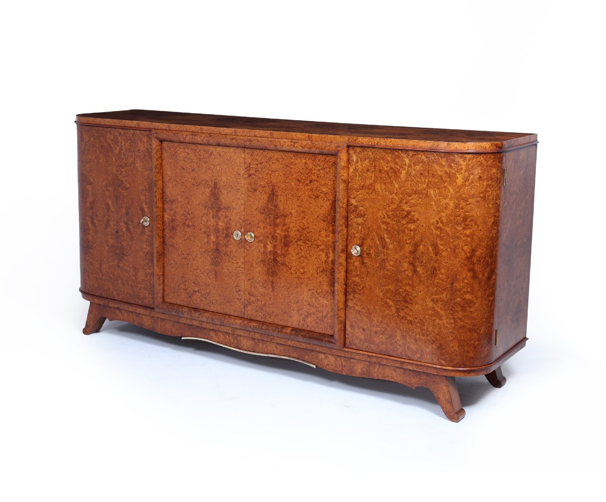 French Art Deco Amboyna Sideboard, Circa 1925-photo-2