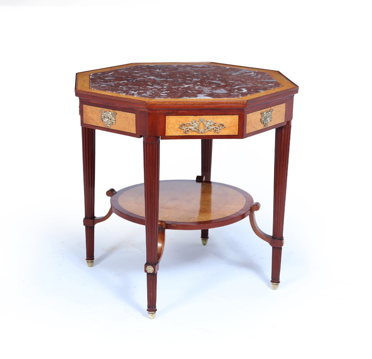 Louis XVI-style Octagonal Side Table, Circa 1890
