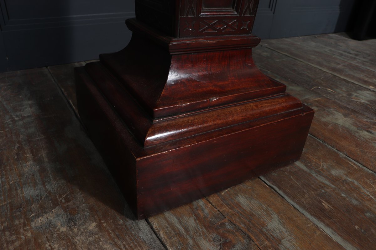 Georgian-style Mahogany Base | Early 20th Century-photo-4