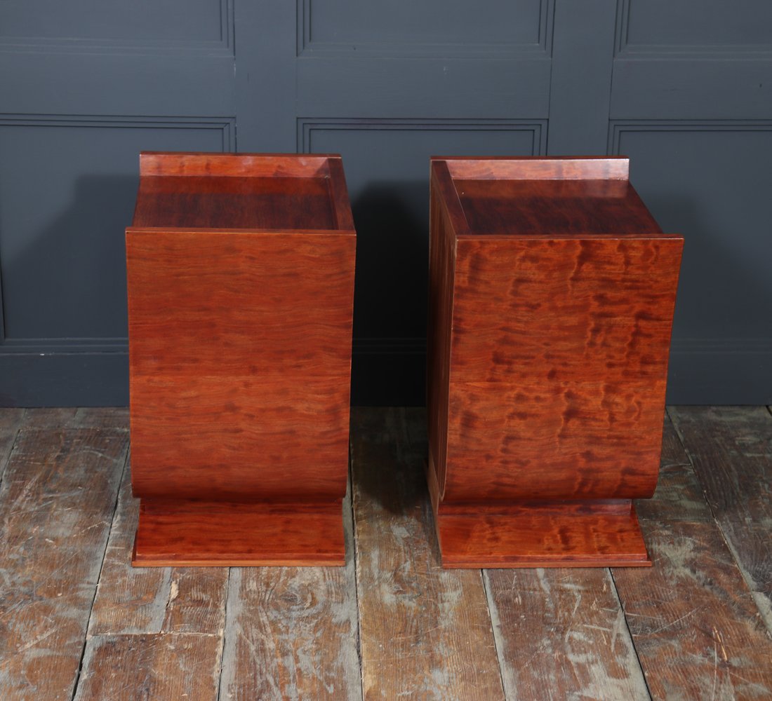 Pair Of French Art Deco Bedside Tables-photo-6