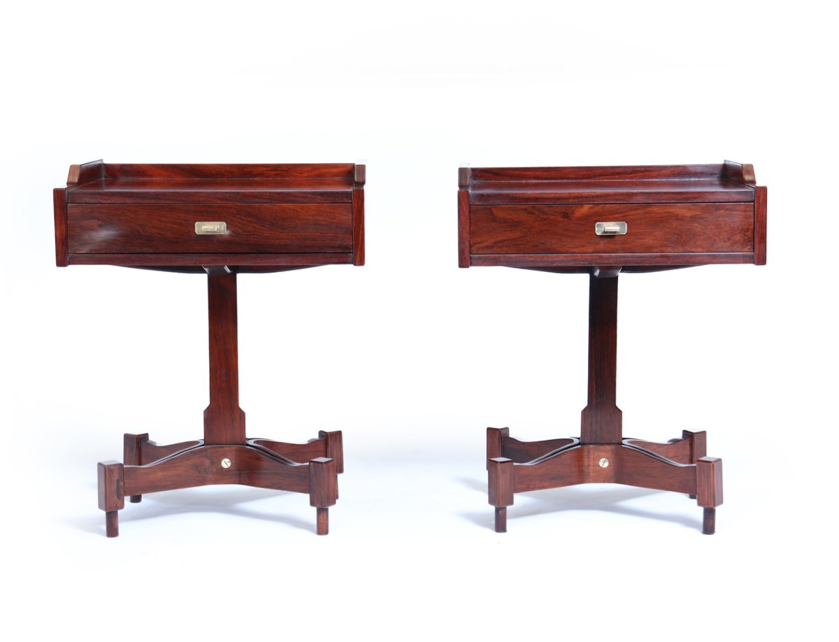 Pair Of Mid-century Italian Bedside Tables By Sormani-photo-2