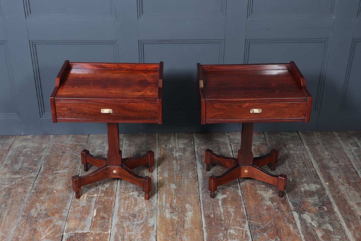Pair Of Mid-century Italian Bedside Tables By Sormani-photo-4