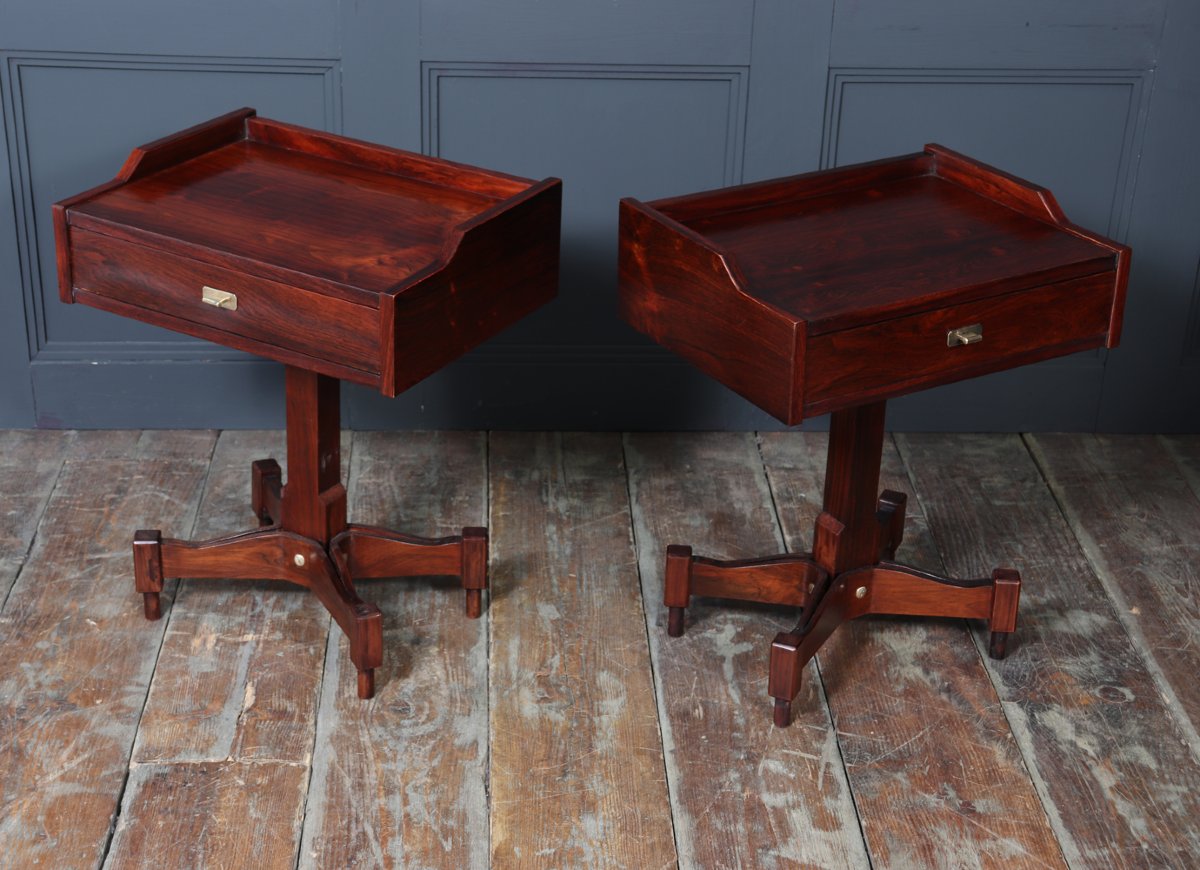 Pair Of Mid-century Italian Bedside Tables By Sormani-photo-1