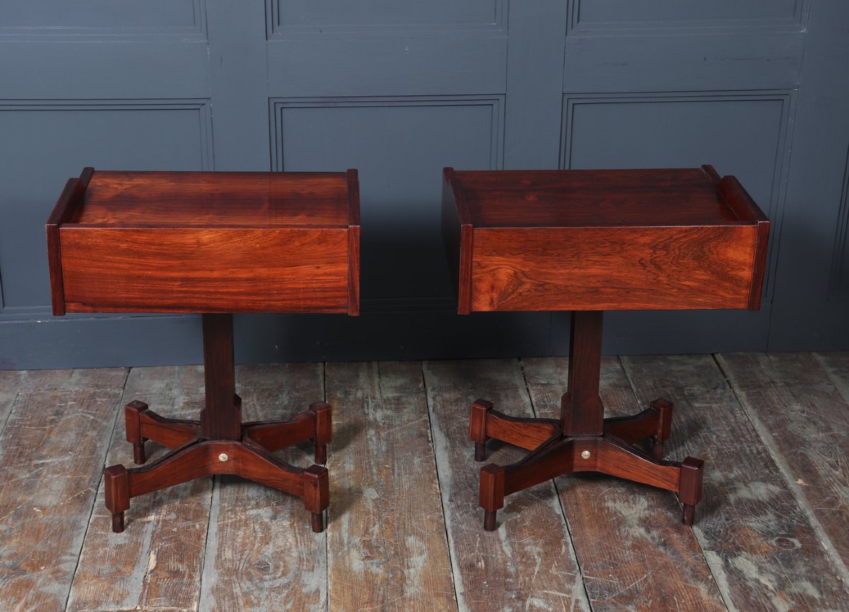 Pair Of Mid-century Italian Bedside Tables By Sormani-photo-4