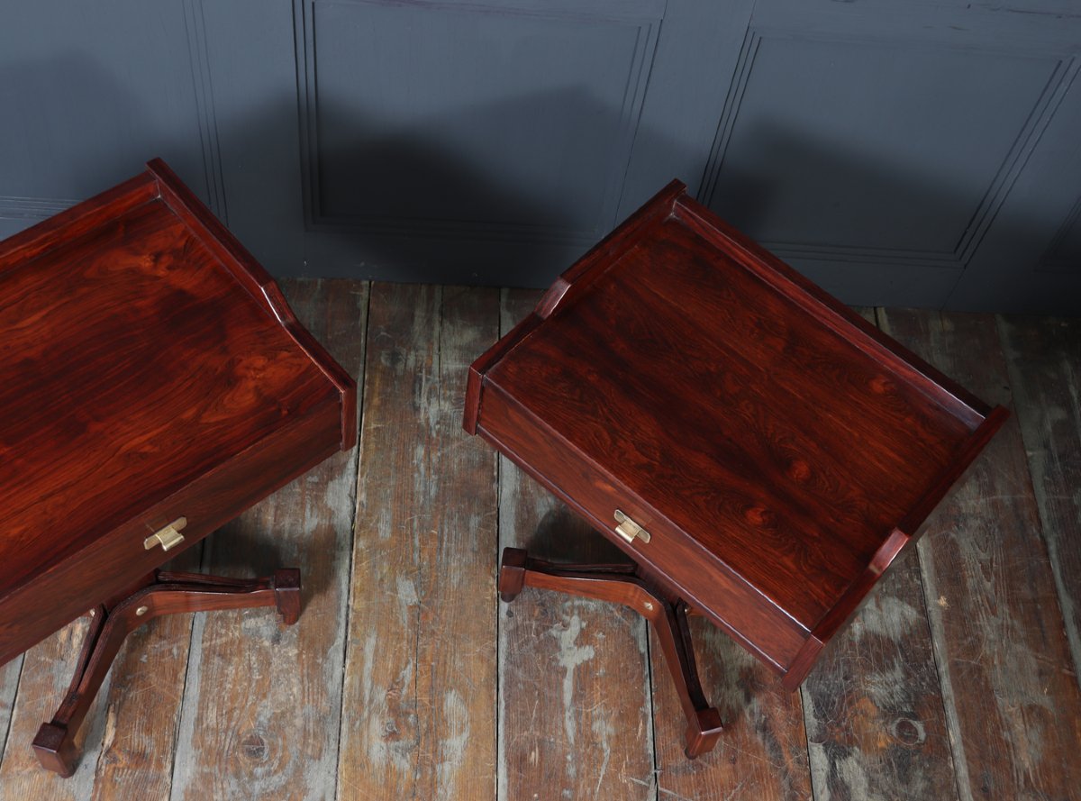 Pair Of Mid-century Italian Bedside Tables By Sormani-photo-8