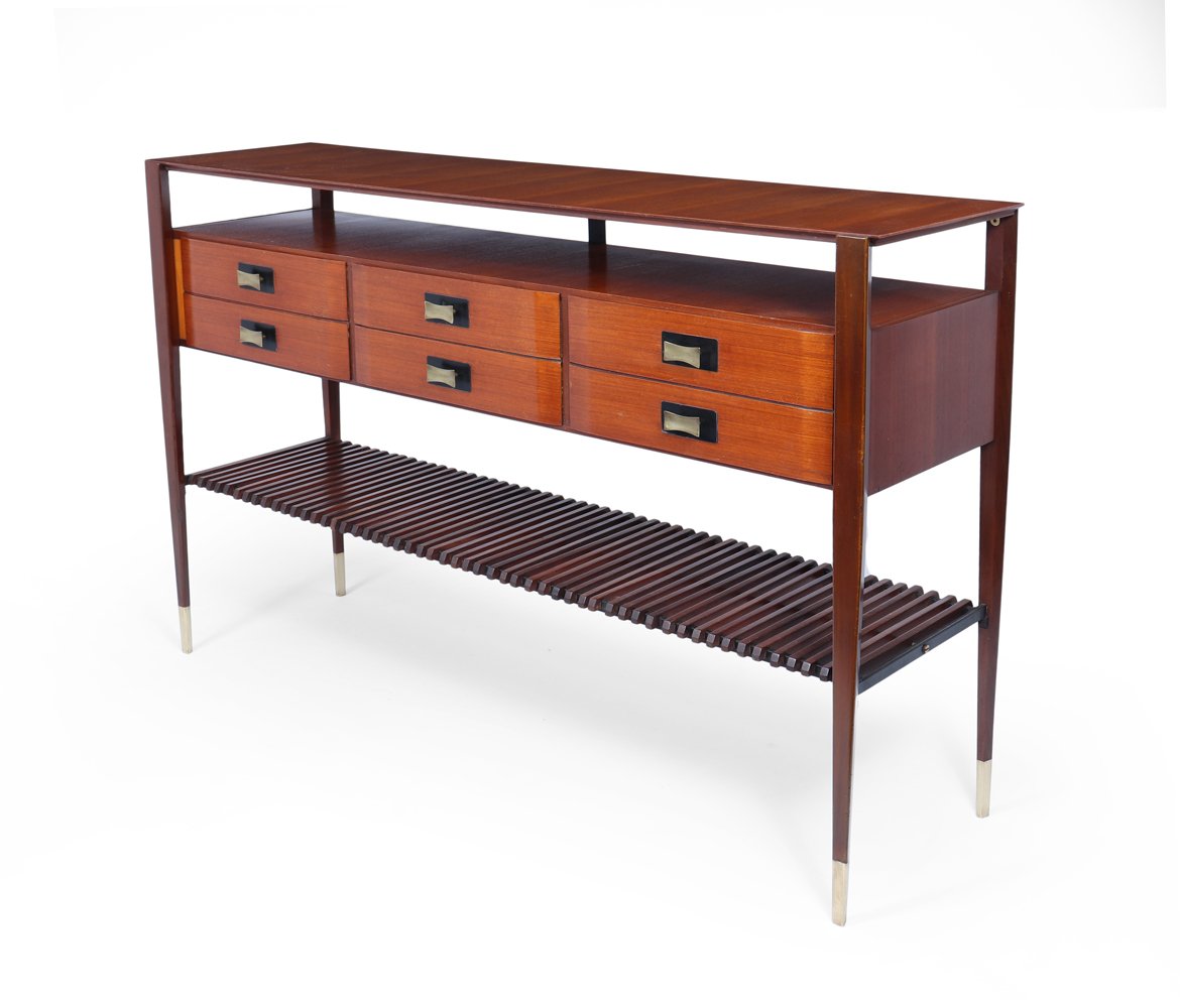Table console vintage par Vittorio Dassi, Italie, 1950-photo-2