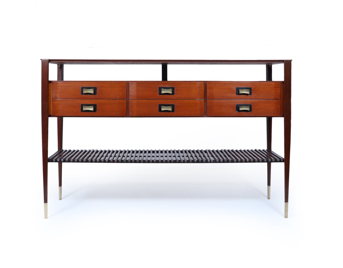 Table console vintage par Vittorio Dassi, Italie, 1950