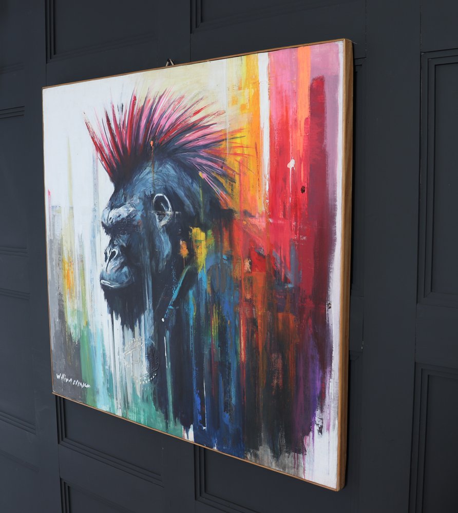 Œuvre originale Punk Gorilla de William Crenson-photo-1